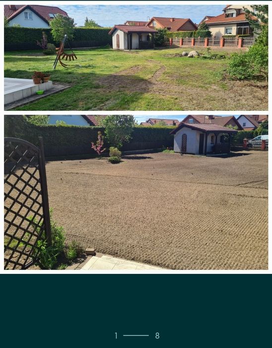 GLEBOGRYZARKA SEPARACJNA Przygotowanie terenu niwelacja wyrównywanie