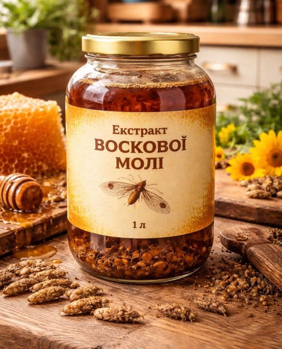 Екстракт воскової молі 700грн/л