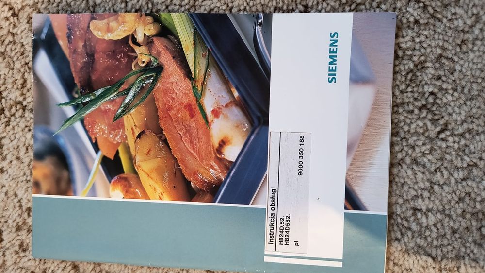 Piekarnik parowy siemens hb24d582