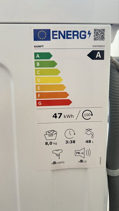 Máquina de lavar roupa KUNFT 8kg