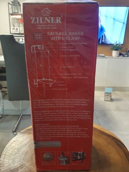 Nadziewarka do kiełbasy 5.5 kg Edel HOFF pionowa