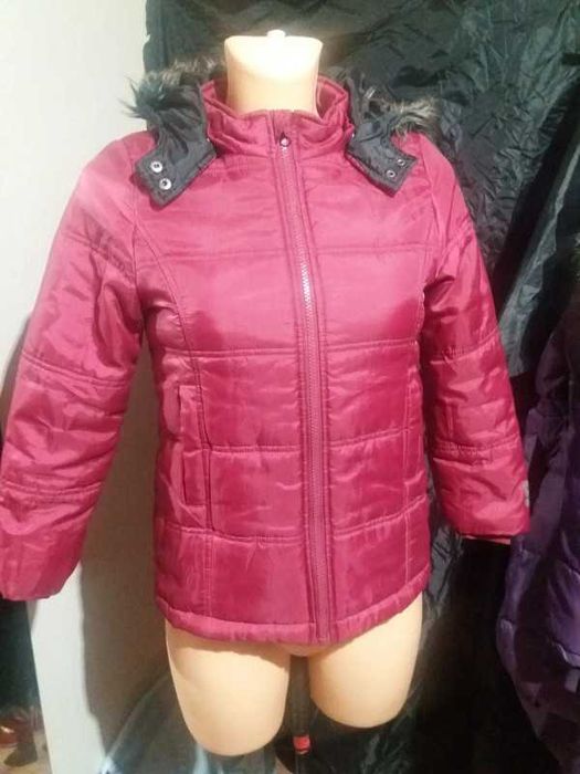 Kurtka/płaszczyk burgundowy jesień zima (283)