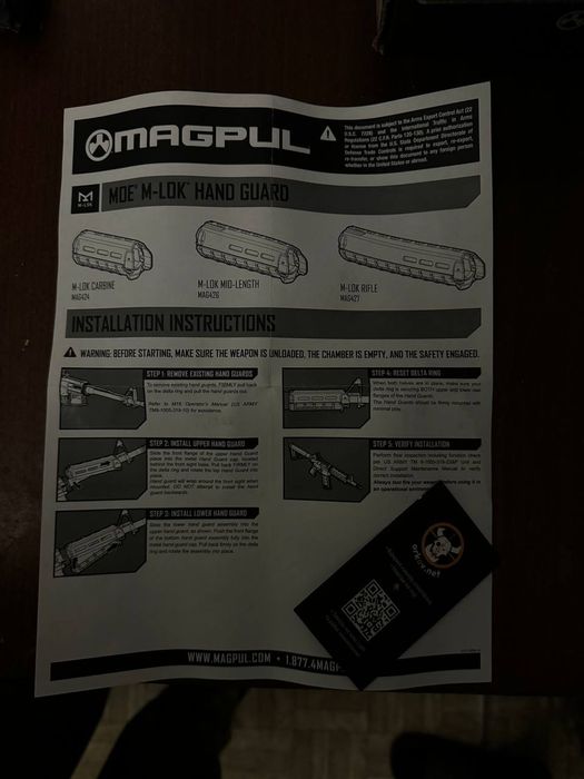 Цівка magpul m16