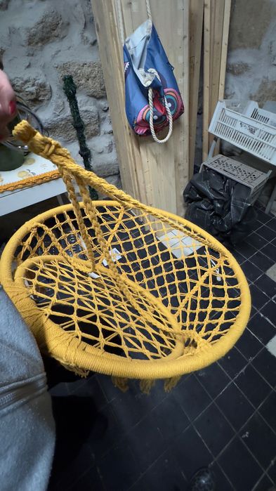 Baloiço suspenso novo macramé