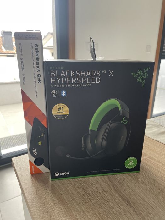 Wireless Blackshark v3 hyperspeed + steelseries qck