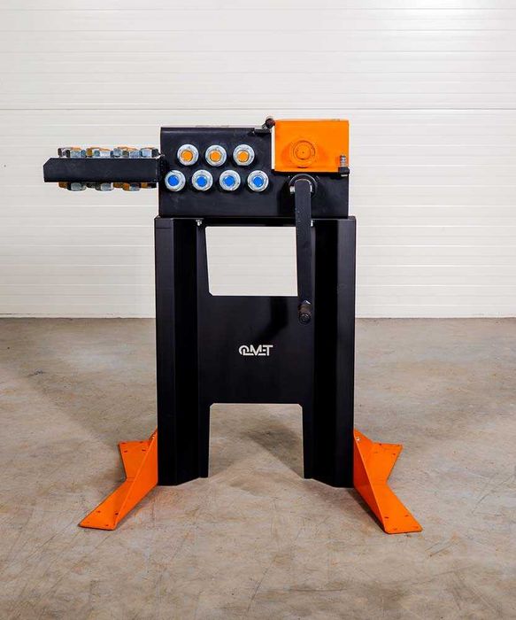 Prościarka do drutu odgromowego 6 i 8 mm od OLMET - 14 rolkowa