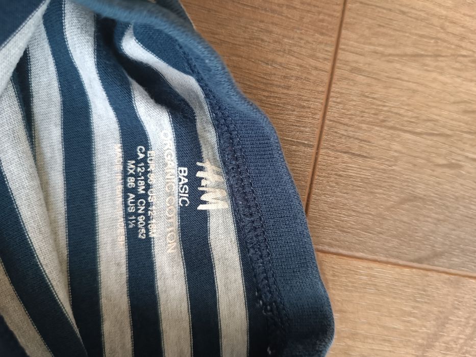 Komplet bluzka i spodnie rozm. 86 H&m