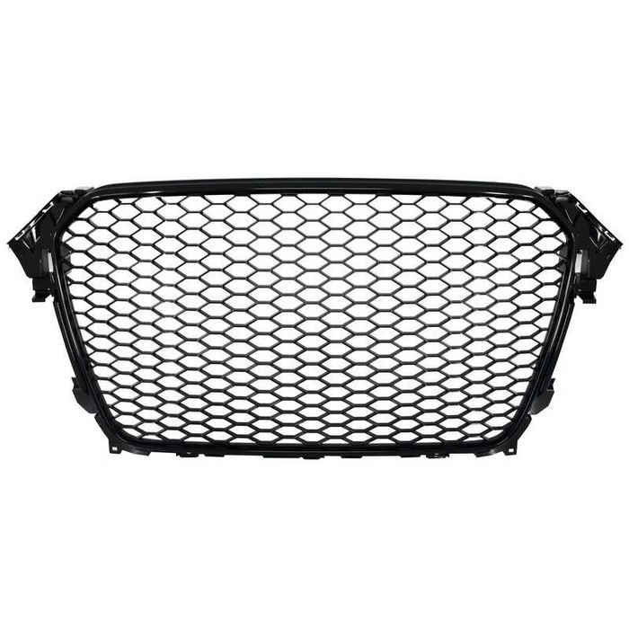 Grelha Frontal Audi A4 B8 11-15 Preto Brilhante
