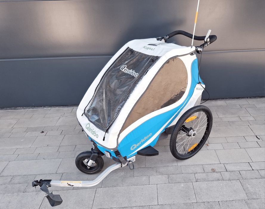 Przyczepka rowerowa wózek biegowy Qeridoo Kidgoo 1
