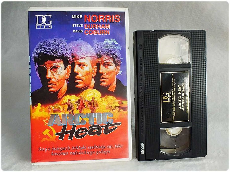 Kaseta VHS '' Arctic Heat '' Arktyczna Gorączka Film na Video ORYGINAŁ