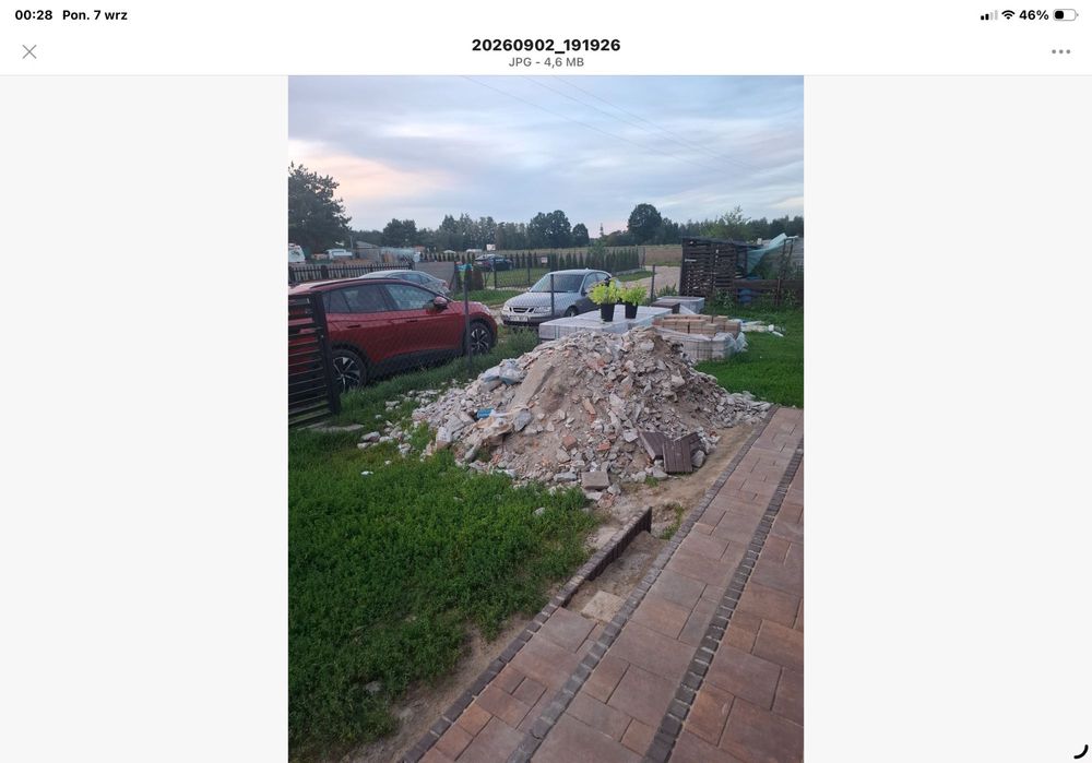 Gruz oddam za darmo
