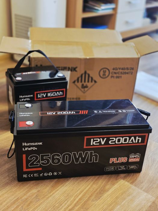 В НАЯВНОСТІ Акумулятор 200Аг 12В LiFePO4 Humsienk 12V 200Ah — 2560Wh | BMS 250A | 6000+ Нові