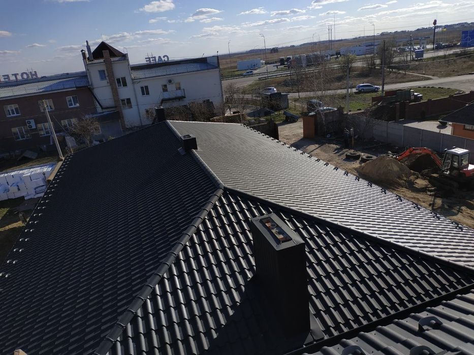 Дах Покрівельні роботи Криша Перекриття Підшива Металочерепиця
