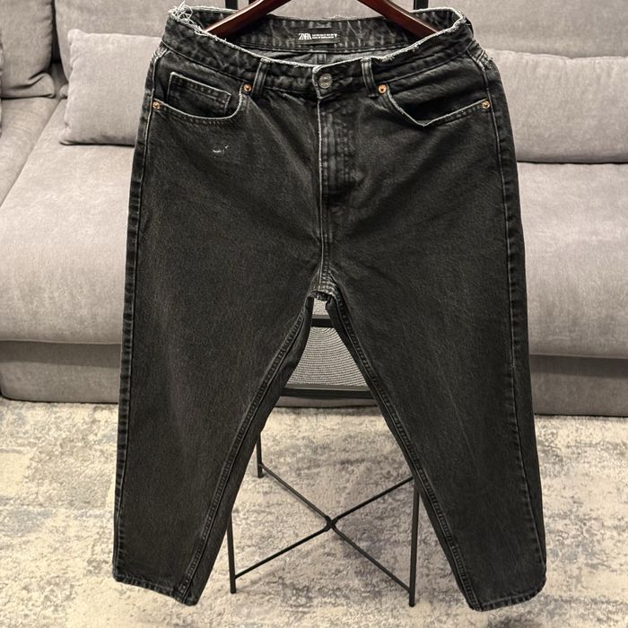 Джинсы Zara Mom Fit / Плотный деним / Идеальное состояние