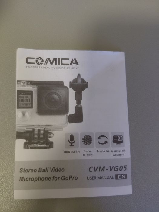 Microfone Comica para GoPro