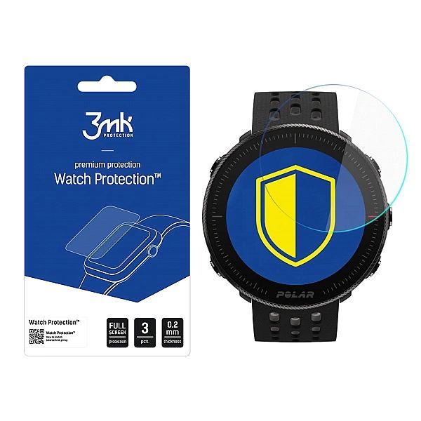 Szkło hybrydowe 3mk Watch Protection™ v. FlexibleGlass na Polar Vantag