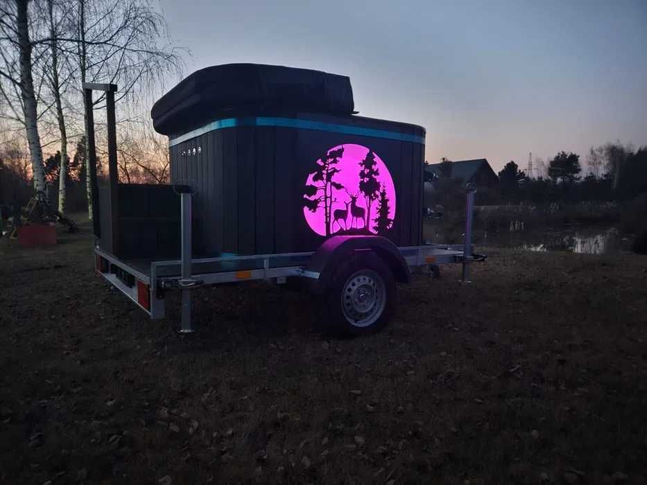 Balia ogrodowa Jacuzzi Hot Tuba Bania Gorąca Beczka dysze hydromasaż