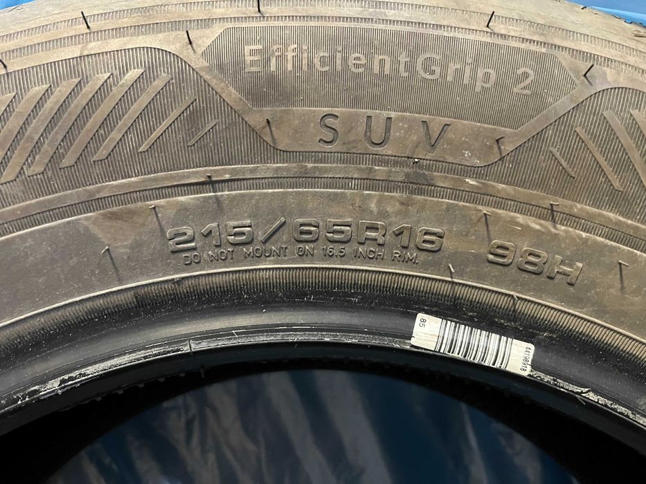 Opony letnie jak NOWE GoodYear Efficientgrip Cargo 2 215/65/R16 98h