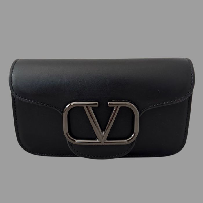 Bolsa Valentino couro preto