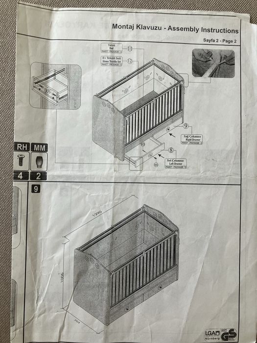 Дитяче ліжечко для дівчинки фірми Cilek.