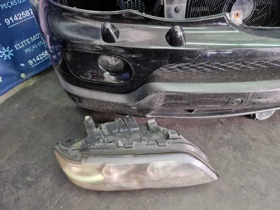 Frente completa usada BMW X5 E53 FACELIFT 3.0D capot parachoques oticas guardalamas radiador