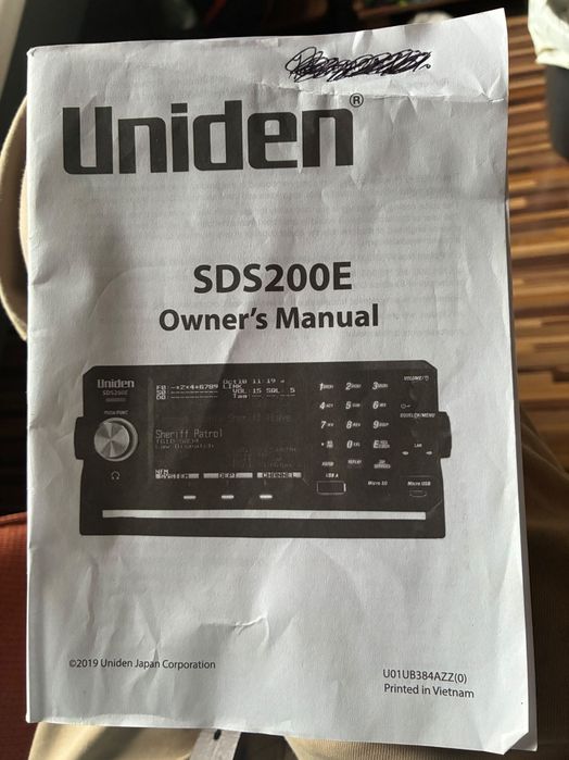 Skaner UNIDEN SDS200E + Moonraker M-100
