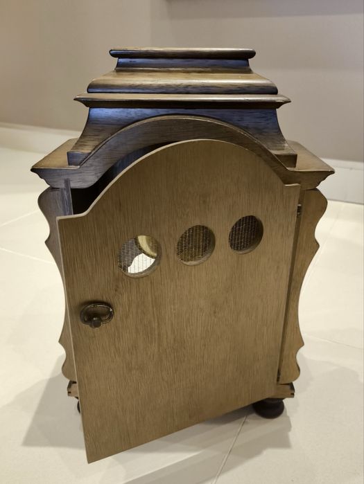 Zegar kominkowy Hermle zegarek kapliczka drewniany!