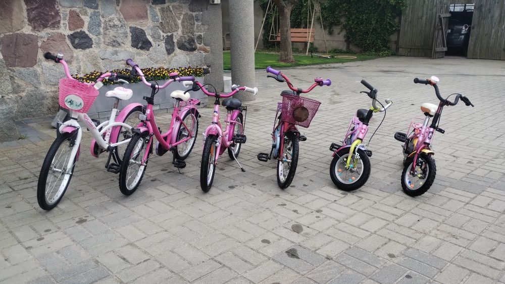 Rowerki dziecięce w bardzo dobrym stanie.