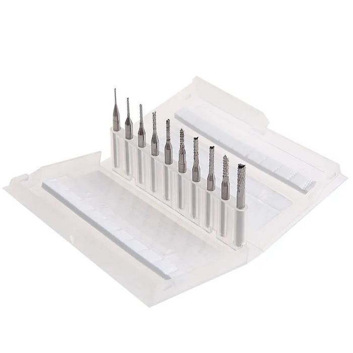 Фрези чпу cnc "кукурудза" для гравера бормашинки та станка 0.8 - 3.175