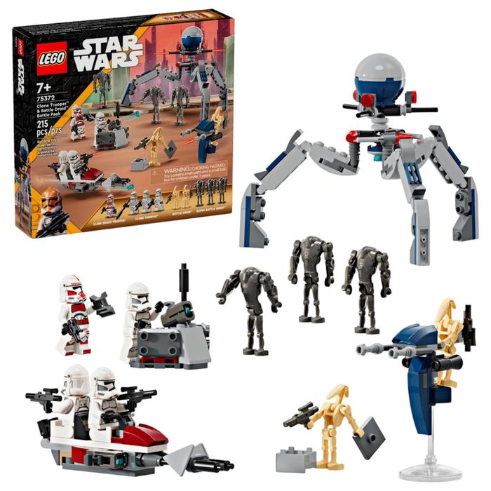 LEGO® Star Wars Клони-піхотинці й Бойовий дроїд. (75372)