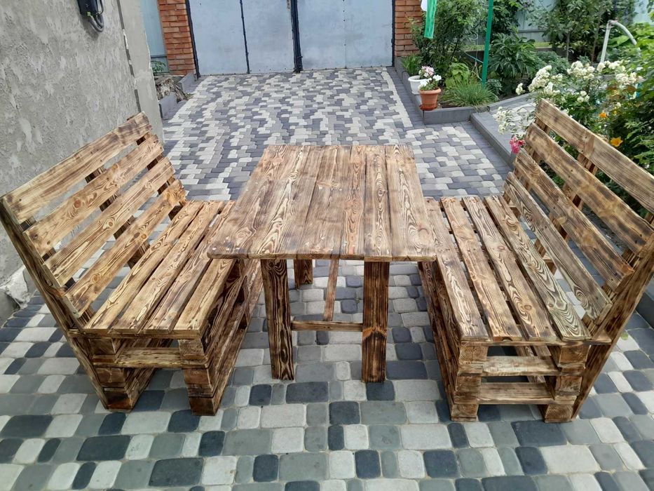 Садові меблі з піддонів