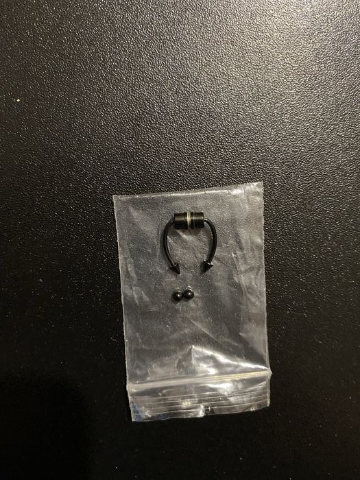 Пірсинг для носа на магніті прикраса для носа opium viperr punk grunge