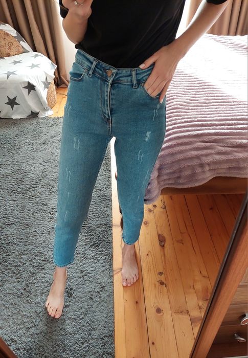 Джинси Мом (сині) розмір 27