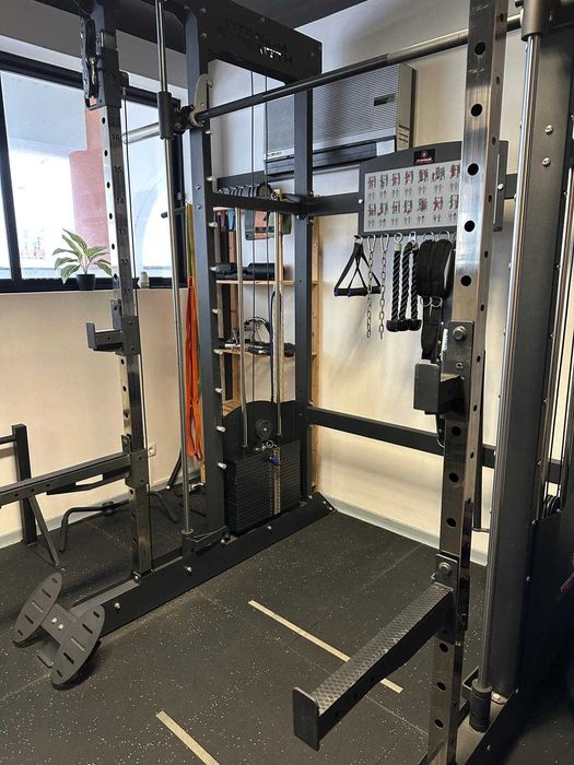 Multipower - Smith Machine + Rack + Polia Dupla + Jammer Arms
