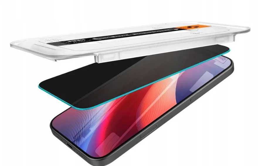 Szkło hartowane SPIGEN Glas.TR EZ Fit Privacy do Apple iPhone 16 Pro 2 szt