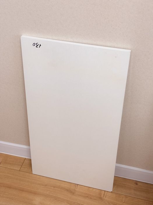 Дошка стільниця МДФ білий глянець 40х70 см