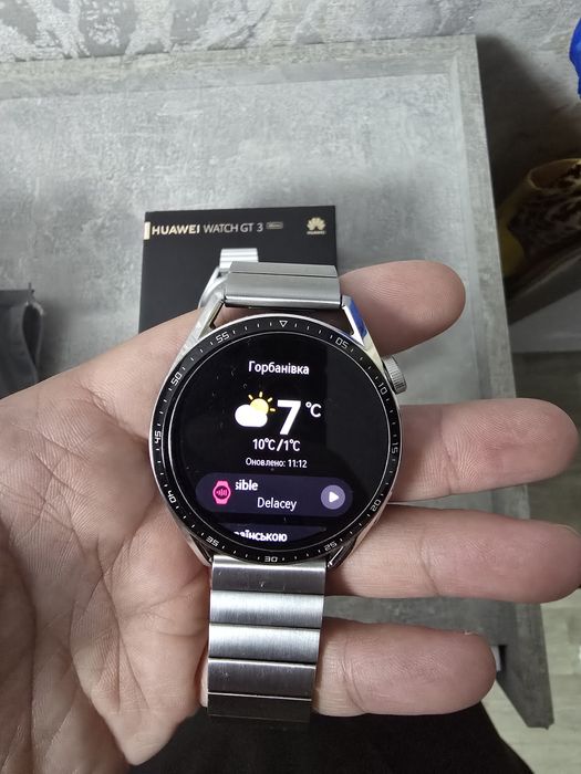 Смарт-годинник Huawei watch gt 3 stainless steel