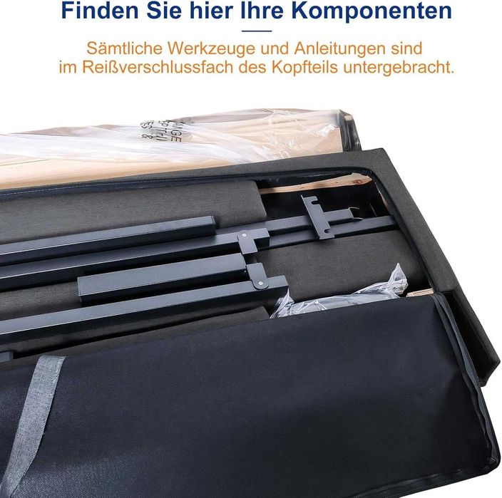 Nowe tapicerowane łóżko / rama / zagłówek / stelaż / 90x200cm !N271!