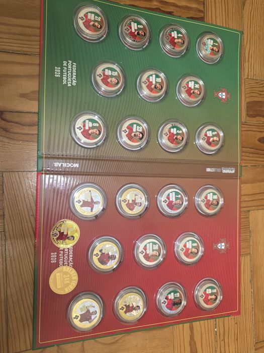 Vendo coleccao icoin com moeda de ouro