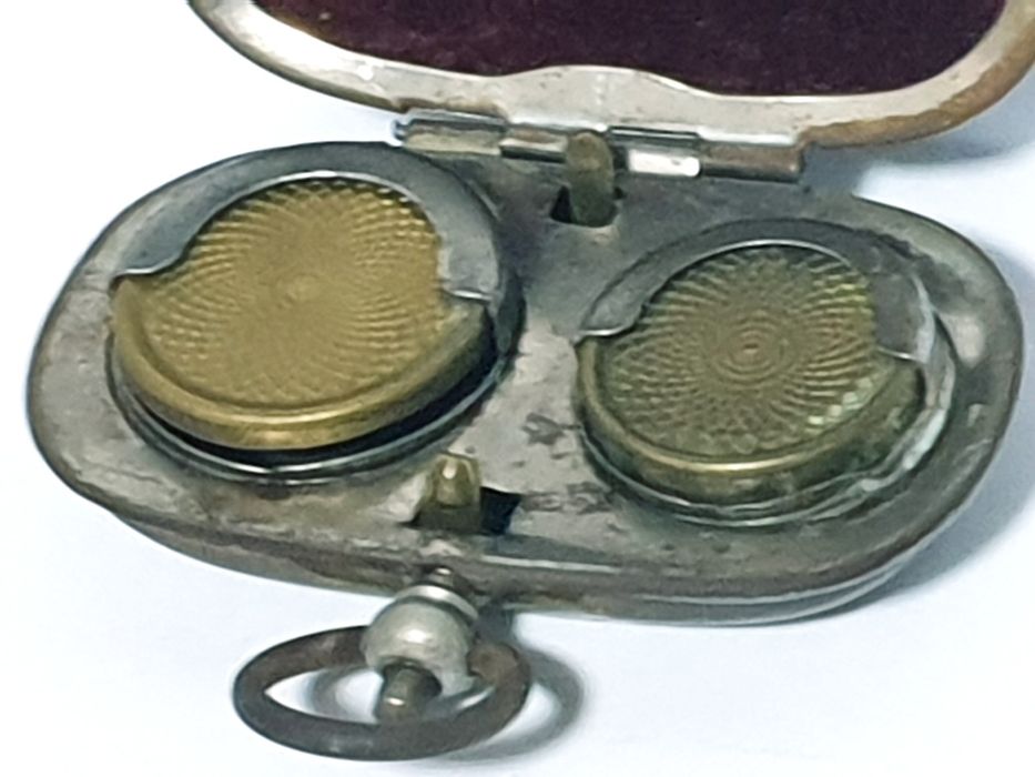 Antigo porta moedas / estojo francês para Sovereigns do Sec. XIX