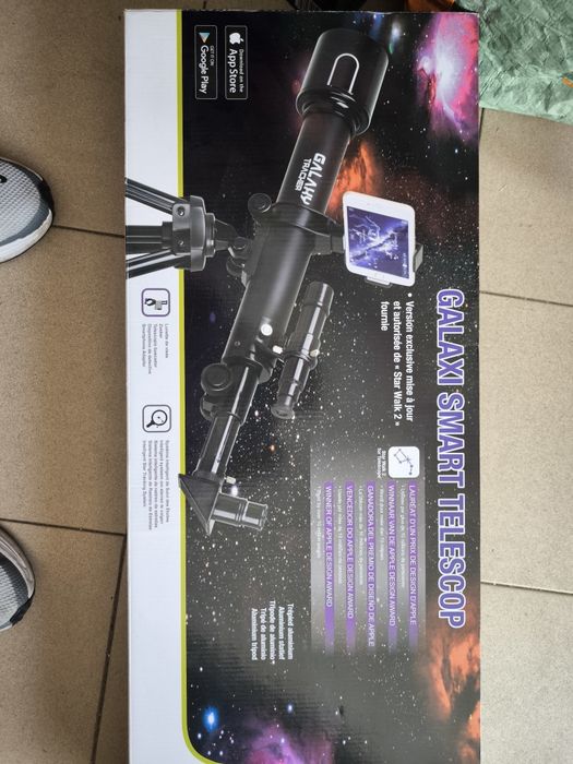 Telescópio Galaxy Tracker 125 Smart como novo.