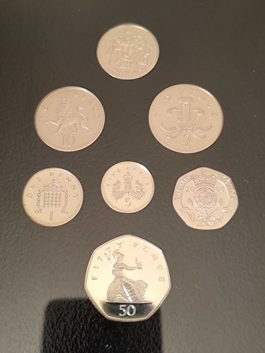 Coleção de moedas Emblems of Britain Silver Proof de 2008