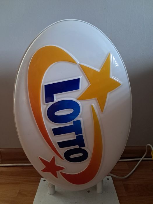 Neon lotto szyld reklamowy