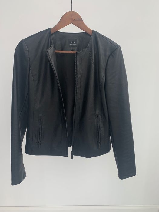 Kurtka z eko skóry Armani Exchange