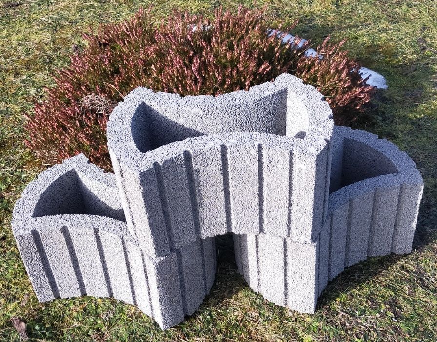 CUKIEREK Gazony Ogrodowe Gazon Donica Betonowa Ósemka NOWE PRODUCENT