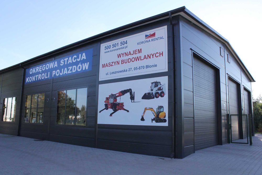 Wynajem ładowarek teleskopowych Ciechanów Manitou JCB Korona Rental