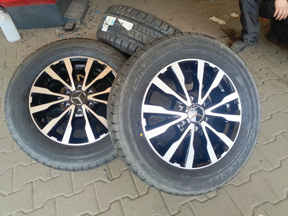 Koła aluminiowe letnie Mercedes sprinter 6x130 6,5jx17 235/60/17 Falken