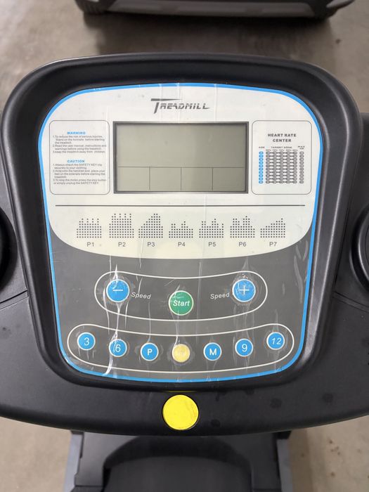 Passadeira com sensor de batimento cardiaco