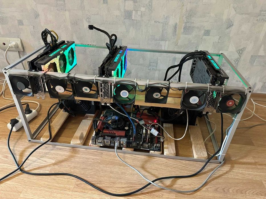 Майнинг ферма Palit GeForce RTX 3080 GamingPro 10GB (noLHR)