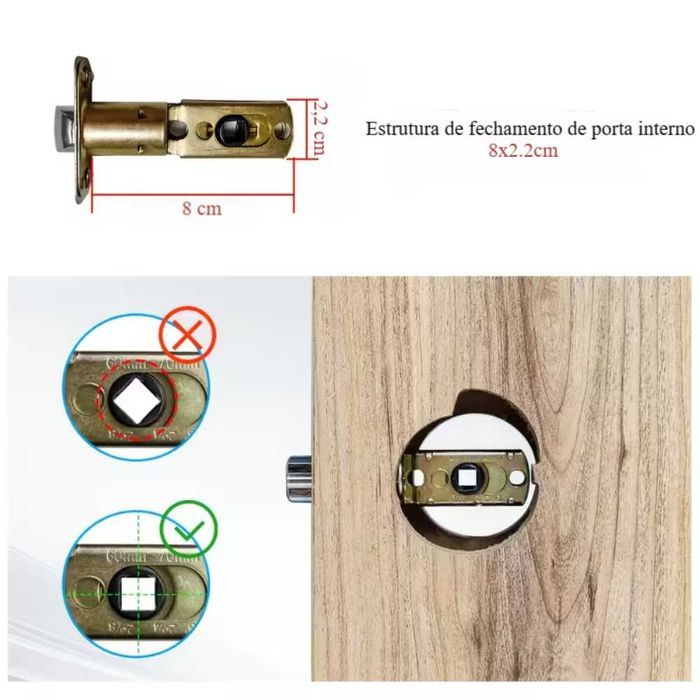 Fechadura Inteligente / TTLOCK / WiFi / IP67 Biométrica Cartão